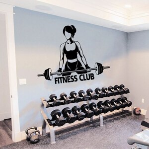 Fitness Wall Decal | Workout Wall Decal | Gym Wall Decor | Motivational Quote Wall Decal t759