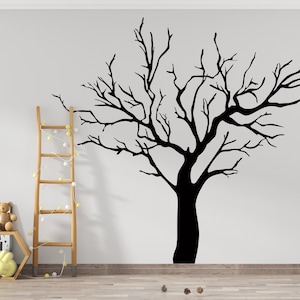 Tree Wall Decal  Tree Branch Wall Sticker  Tree Wall Decor 1259