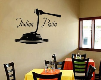 Sticker mural Sticker pour fenêtre Italie Nourriture Pizza Pâtes Cuisine italienne t595
