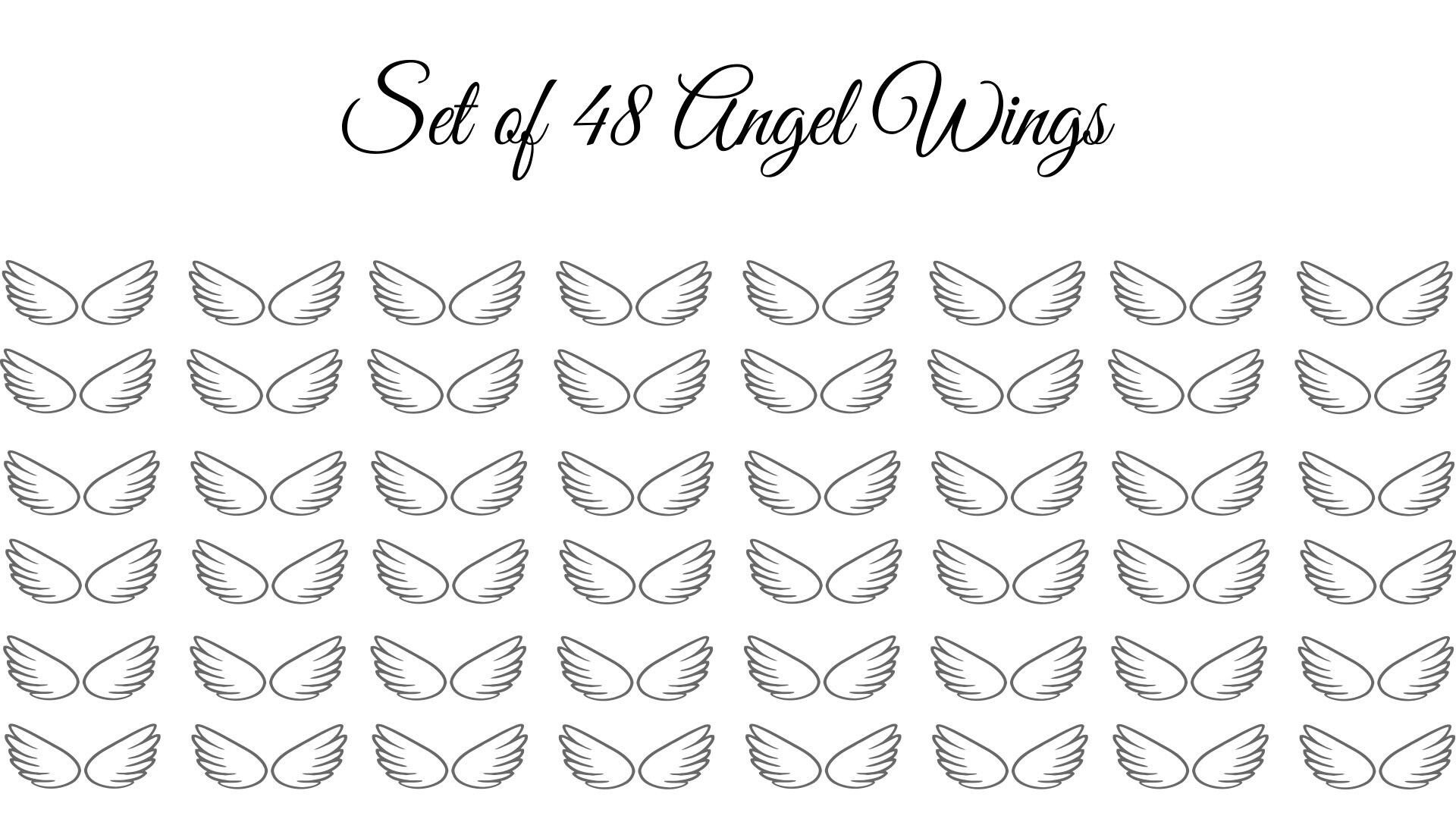 Personalized Name Angel Wings Wall Decal Angel Wall Decor Etsy