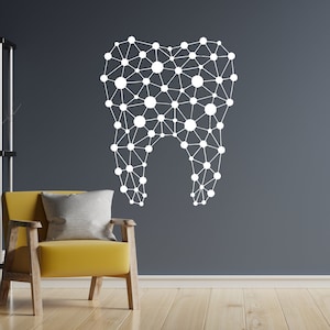 Dental Clinic Wall Decal | Dental Wall Sticker | Dental Clinic Wall Décor | Tooth wall decal 2643