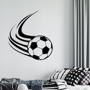 Soccer Ball Wall Decal | Soccer Ball Wall Sticker | Soccer Wall Decor | sc37