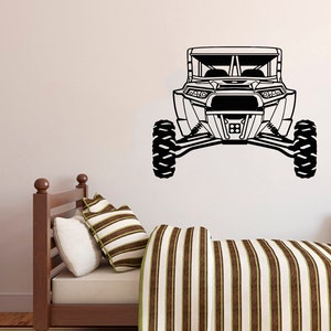 Polariz RZR ウォールデカール UTV ウォールステッカー 子供用 5229