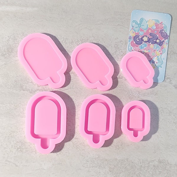 Elige el tamaño + Molde de silicona EZ shaker Top gratis para paletas de helado, joyería de resina DIY, colgantes y dijes. No necesita película plástica. Hecho a mano. Hecho por encargo.