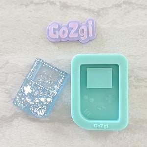 Gameboy shaker silicone mold 2 inch jewelry making pendant charms Keychain phone deco mold made to order mold for resin epoxy kawaii