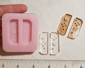 2.0 Joy Cons silicone mold for rearrings or charms Keychain phone decocustom mold made to order for resin epoxy kawaii new acrylic version