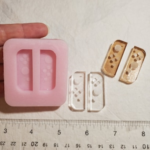 2.0 Joy Cons silicone mold for rearrings or charms Keychain phone decocustom mold made to order for resin epoxy kawaii new acrylic version