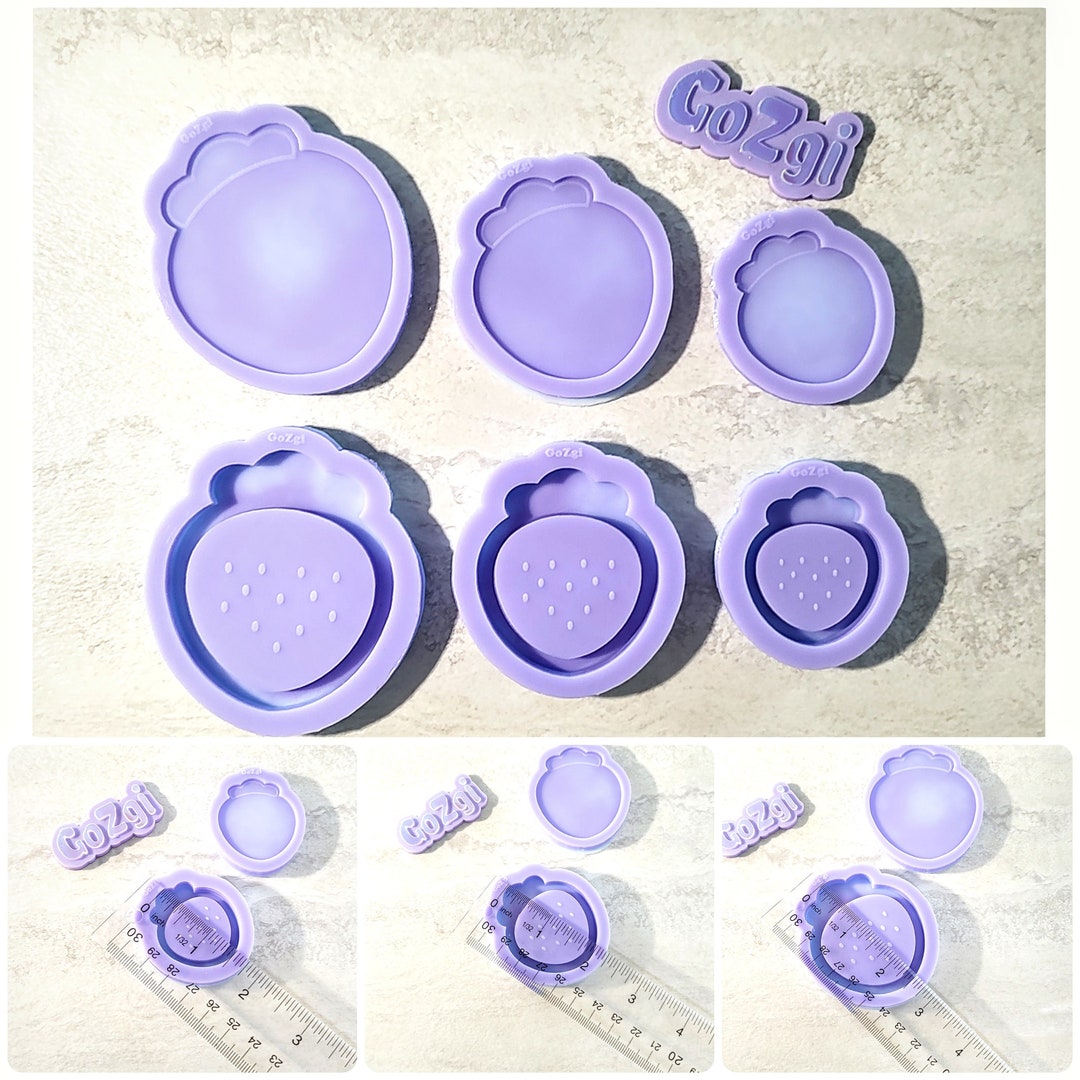 Choose Size free EZ Shaker Top Silicone Mold Strawberry DIY Etsy