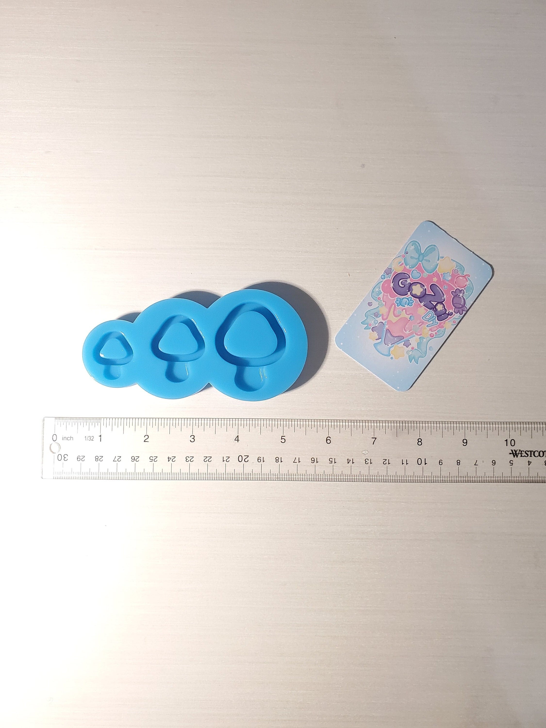 Coffin Set 2 mini earrings silicone mold grip shaker 1.5in for jewelery making DIY pendant charm phone made to order for resin 3D print item