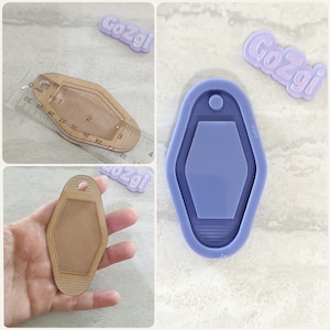 Hotel key shaker silicone mold 3.5 inch jewelry making shaker DIY made to order for resin kawaii mold silicone mould
