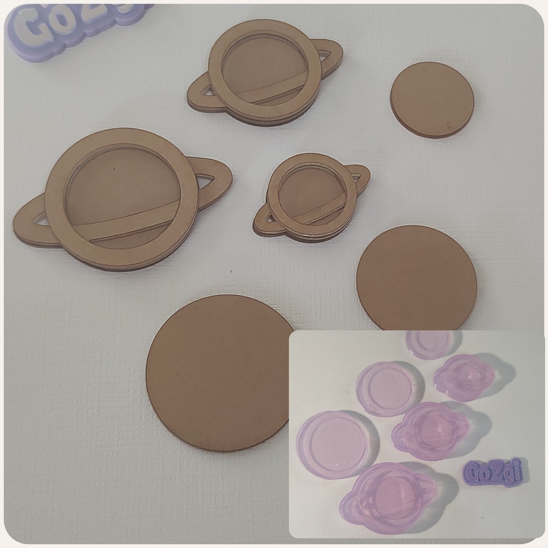 Choose Sizefree EZ Shaker Top Silicone Mold Saturn DIY Cute Etsy