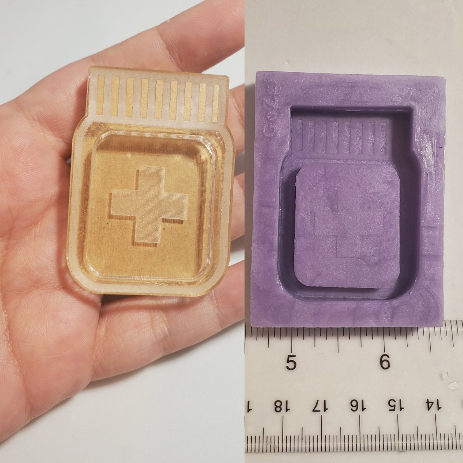 Pills Bottle Shaker Silicone Mold for Necklace Charms Etsy