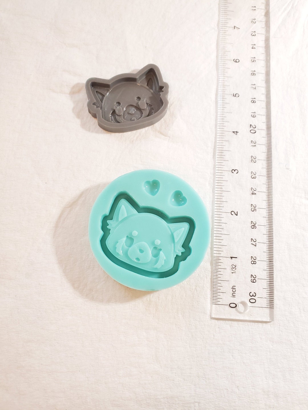 Red Panda Shaker Silicone Mold Jewelry Making Pendant or Charms ...