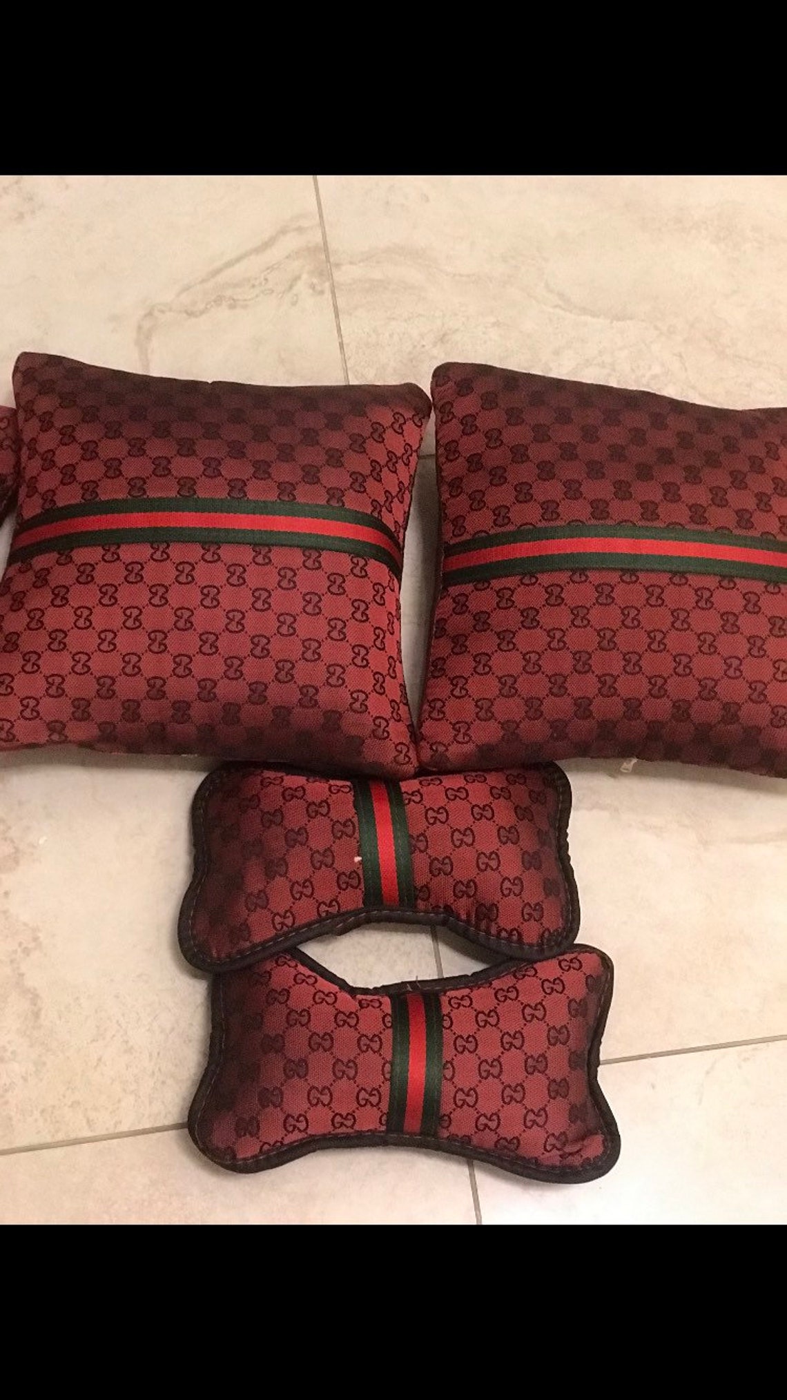 Gucci Designer Pillow Set Etsy