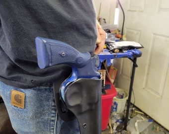 Ruger SP101 Duty Drop Down Kydex Holster. Adj Cand adj belt size