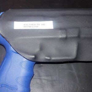 Funda de Kydex para Walther PK 380, 12 colores a elegir