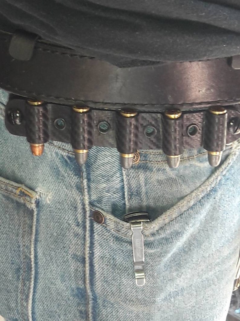 Extra Ammo Belt Attachment for Revolvers. 5 or 6 Rounds . 22 Caliber to ...