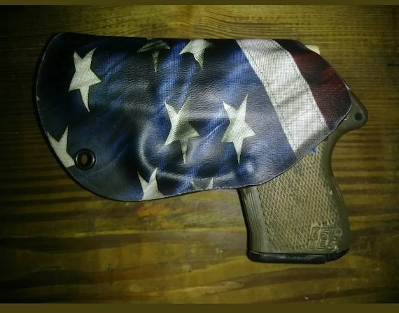 Taurus  model 605 Kydex Holster with 2nd Ammendment American Flag Graphics 