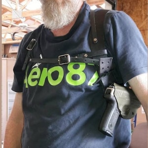 Taurus G2C Custom Kydex Holster and Leather Shoulder Harness Combo 11 colors to choose from. Lifetime Warranty.  Made in U.S.A