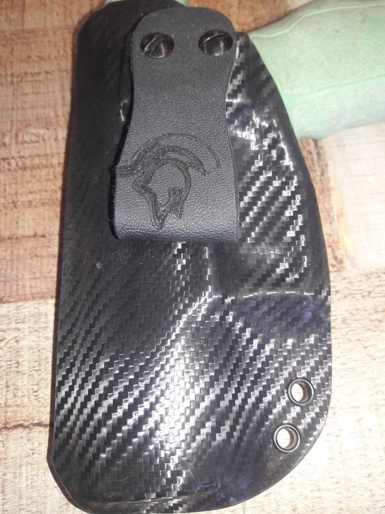 Fondina Texas Defender Rowdy Personalizzata Fondina Kydex Personalizzata Per Bond Arms Texas Defender E Rowdy - 11 Colori A Scelta, Destra/Sinistra, OWB/IWB Fondina Custom Kydex 11 Colori - Foto 4