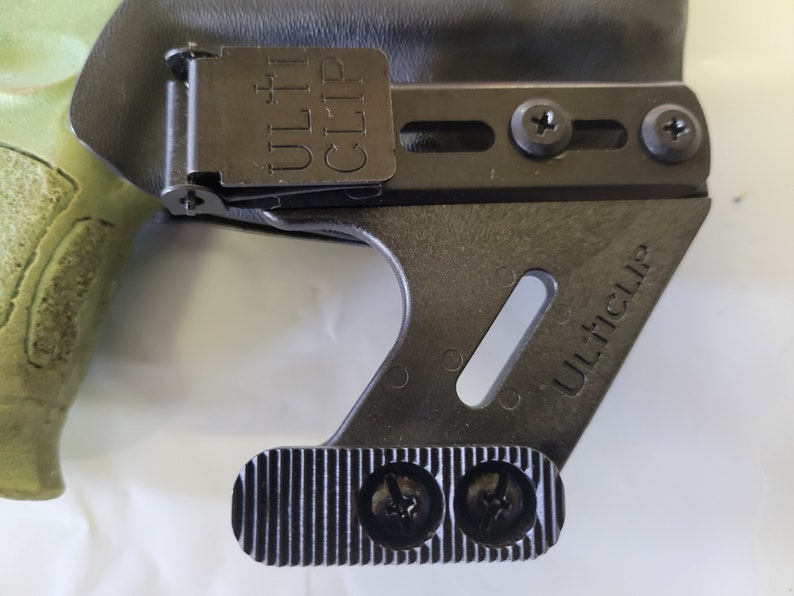 Springfield HellCat Pro with Ulticlip and CRUX System IWB Ulticlip Minimal Ambidextrous Conceal Carry Holster (12 Diff colors Bild 2