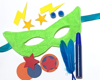 Super Hero Mask Kit / Kids Craft Kit