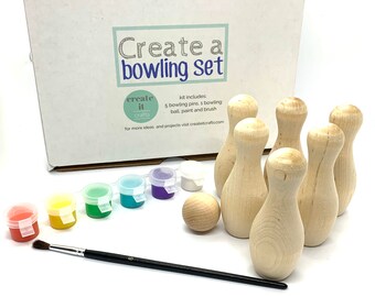 Create a Bowling Set / Kid's Craft Kit