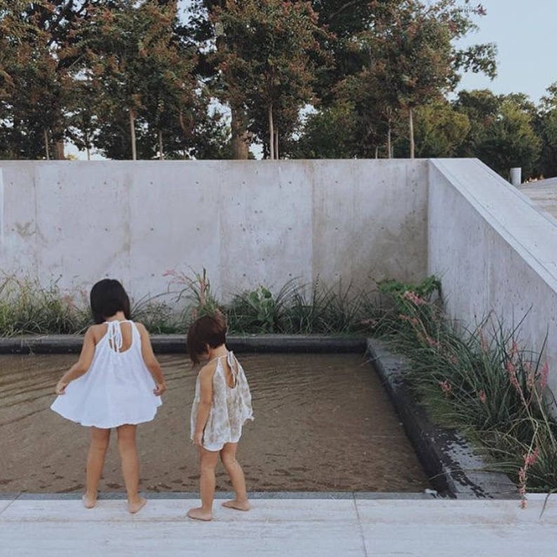 Toddler Kids Baby Girl Summer Organic Cotton Gauze Beach Dress Etsy