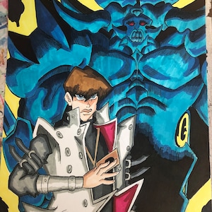 Seto Kaiba and Obelisk