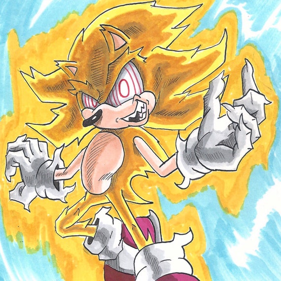 Fleetway Super Sonic - Fleetway - Posters and Art Prints