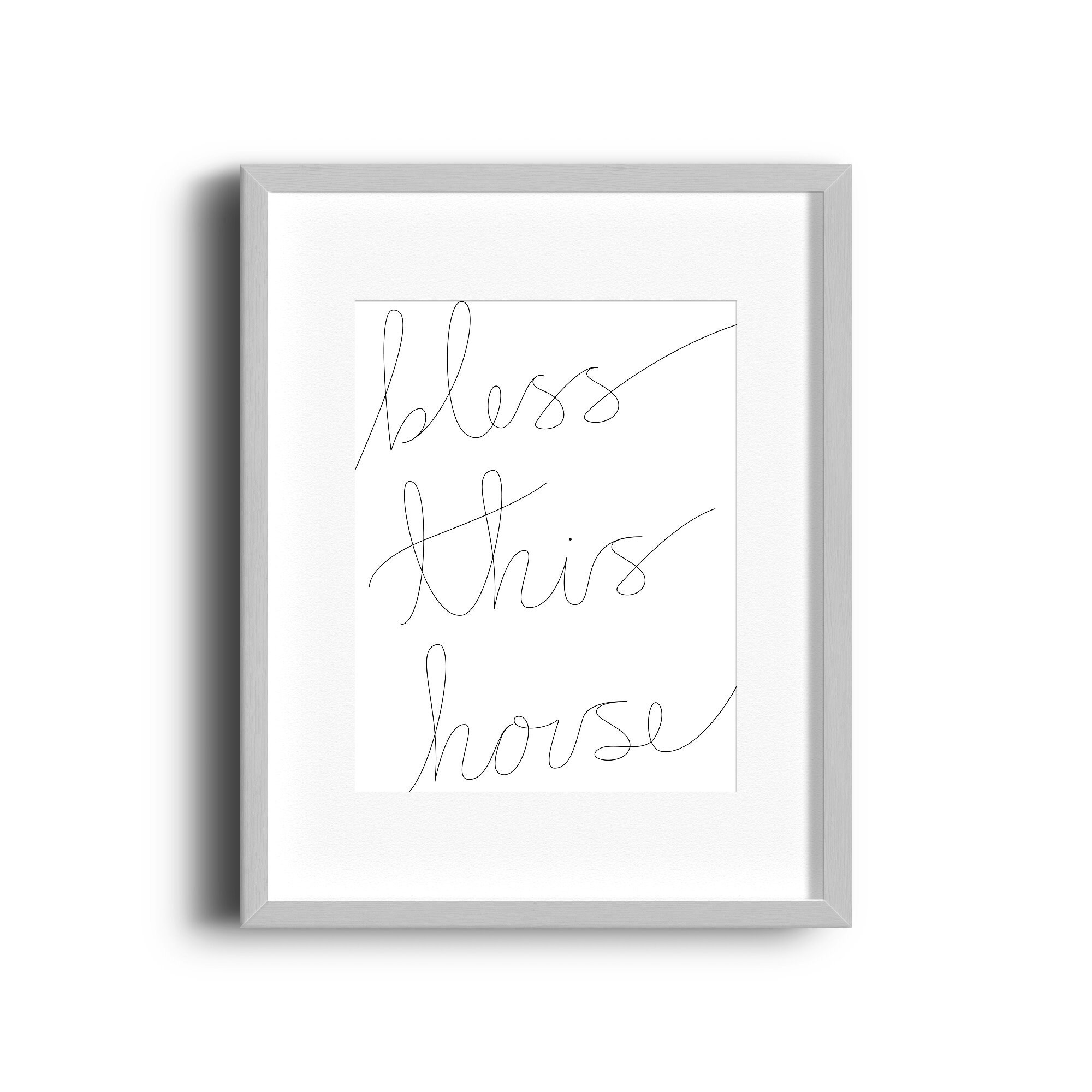 PRINTABLE Art Bless This House Print Downloadable Print - Etsy España
