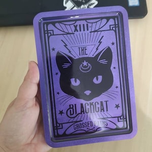 Handmade Black Cat trinket tray sweet lolita mini make-up tray, key tray Kawaii Free Ship US*