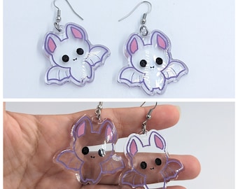 Pendientes de murciélago bebé hechos a mano conjunto dulce Lolita harajuku pastel goth cuentas perlas 80s kpop kawaii Hada clave Envío gratis EE. UU. *