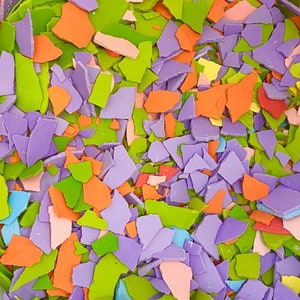 Terrazzo Chips, 250g | Mixed Rainbow Colours For Casting With Jesmonite Eco Resin