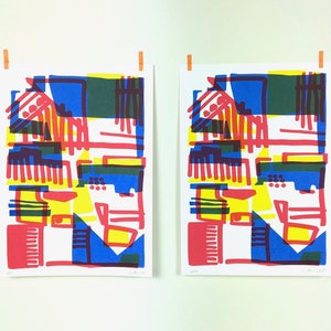 La Boca - SCREEN PRINT - A4