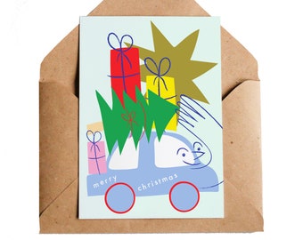 Christmas Card - Special Delivery - Merry Christmas | A6