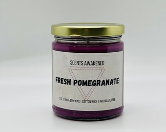 7 OZ Soy Fresh Pomegranate Candle