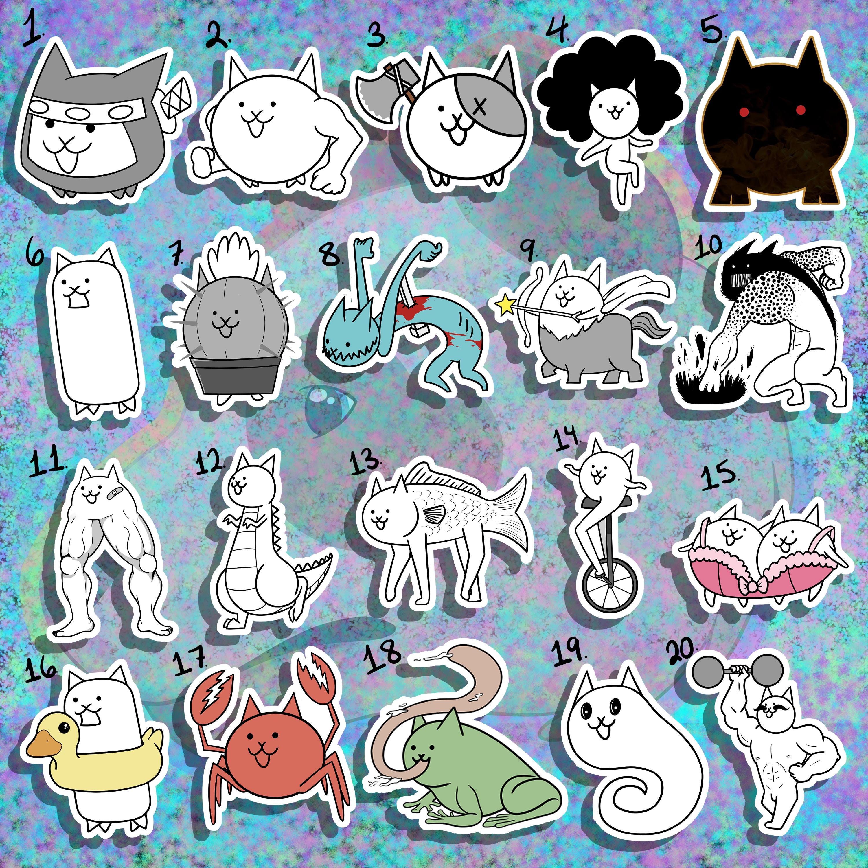 Battle Cats Keychain