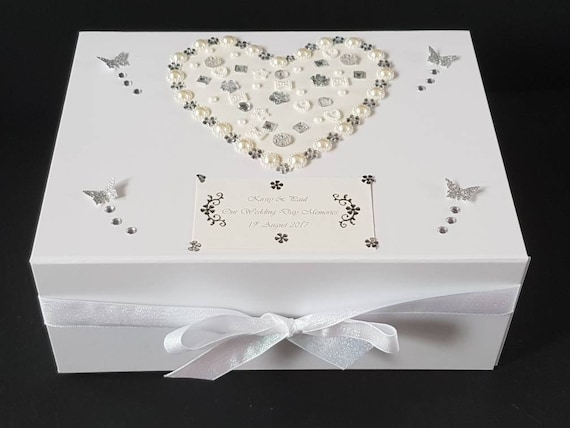 wedding keepsake box pottery barn