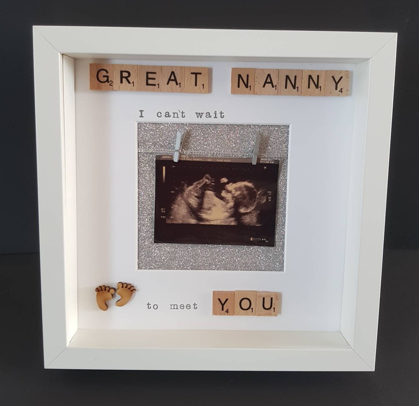 Baby Scan Box Frame. Baby Shower Gift. Keepsake Gift. Mum Etsy Singapore