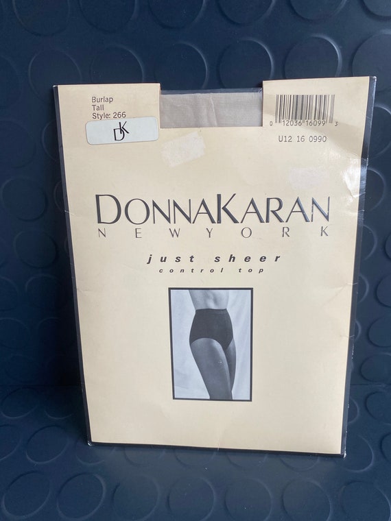 Retro Donna Karan 1980s Fashion Tights  - Just Sh… - image 1