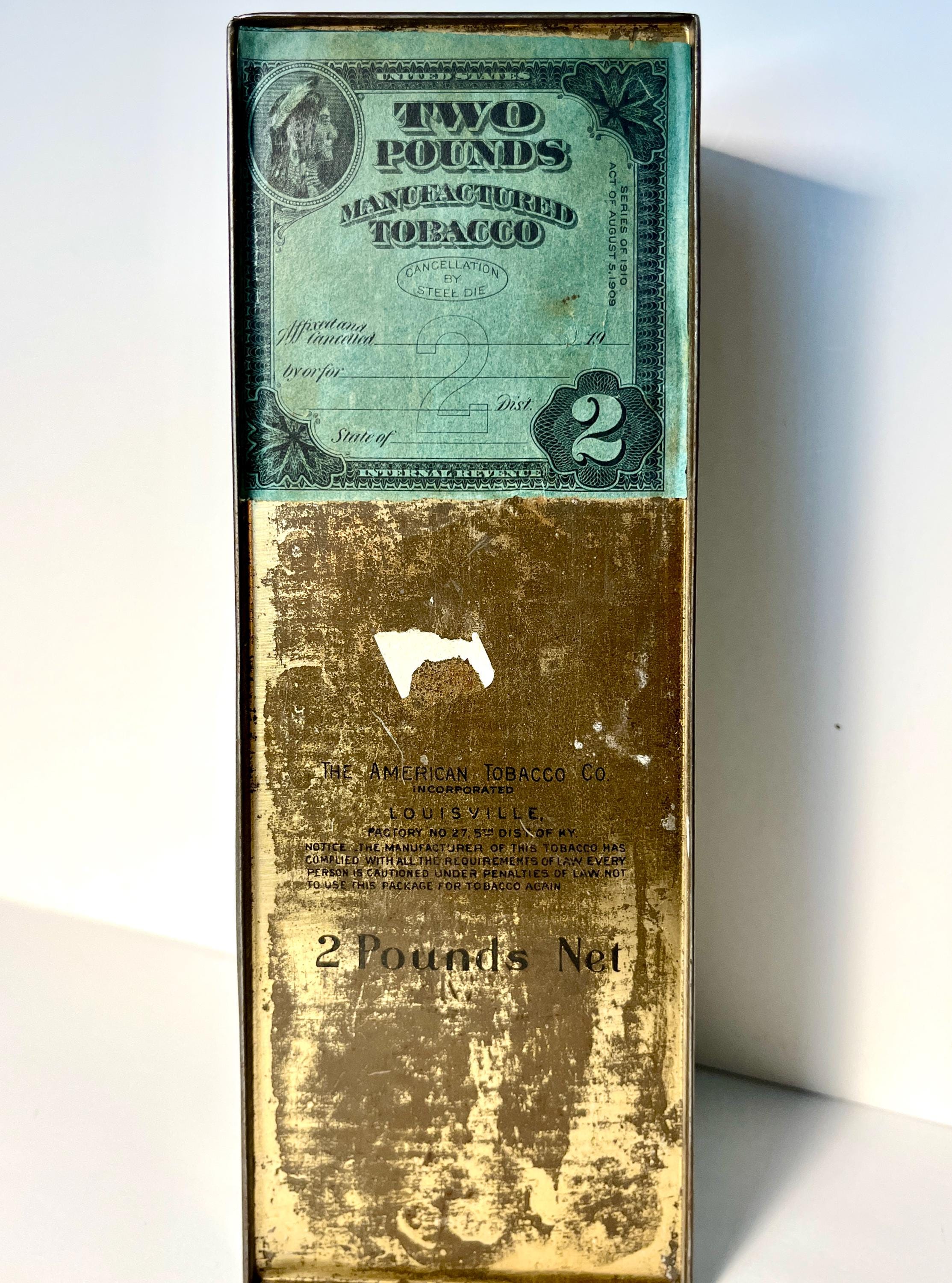 Vintage Piper Heidsieck Chewing Tobacco Tin, Champagne Flavor