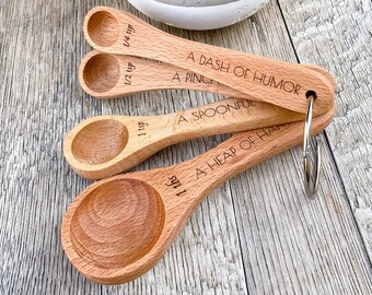 Wooden Measuring Spoon Set