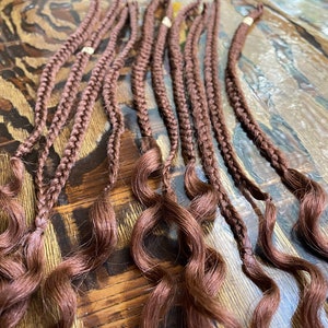 Medium Auburn festival hair/clip in