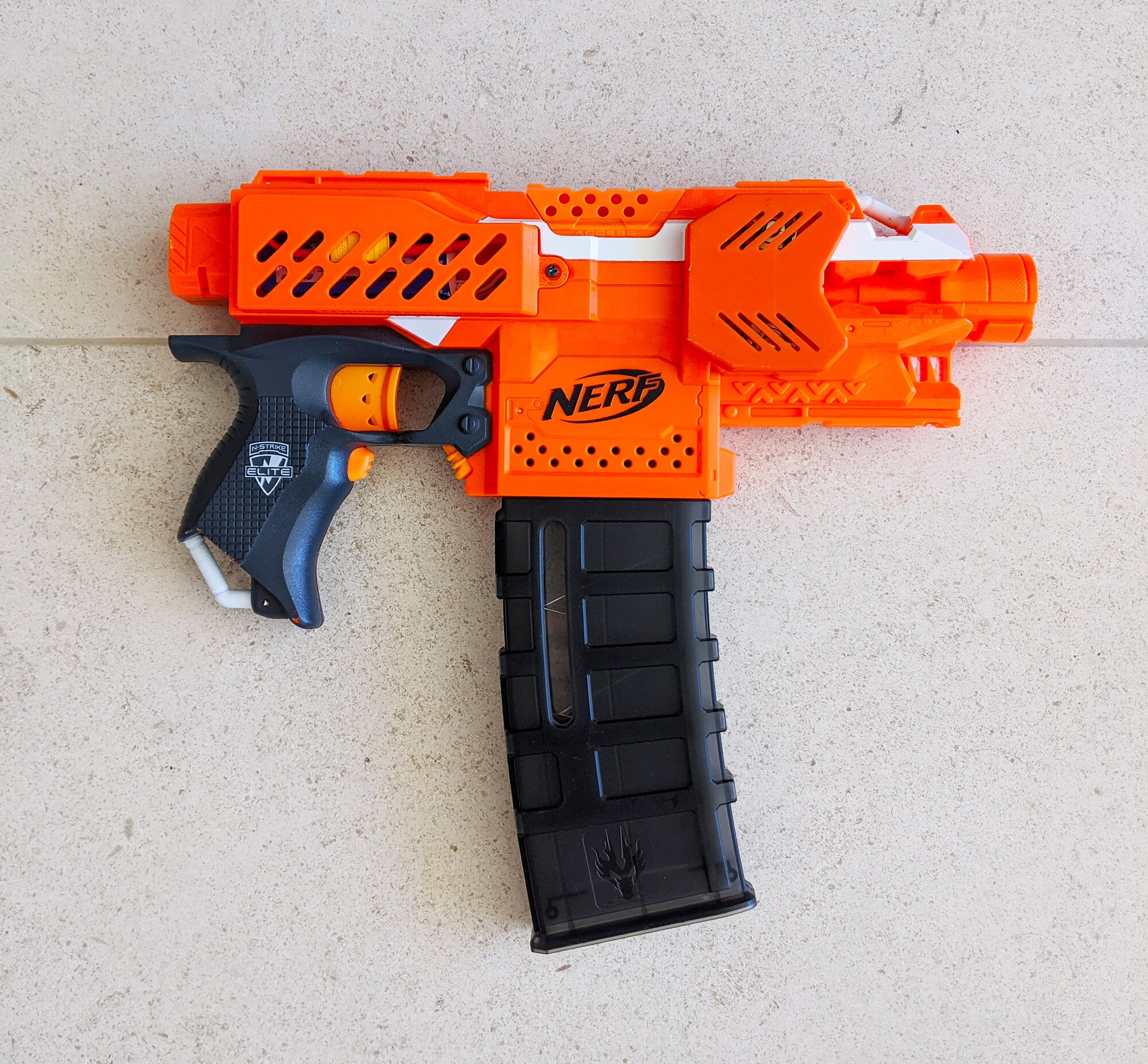 Bevidstløs Baby Ubevæbnet Full Auto Nerf Super Stryfe From PDK Films 65 - Etsy