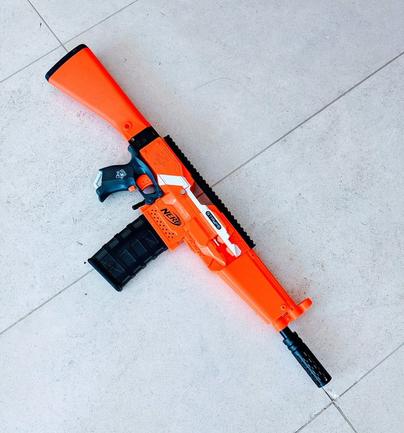 MODIFIED Full Auto Nerf MP5 Stryfe from PDK Films 23 | Etsy