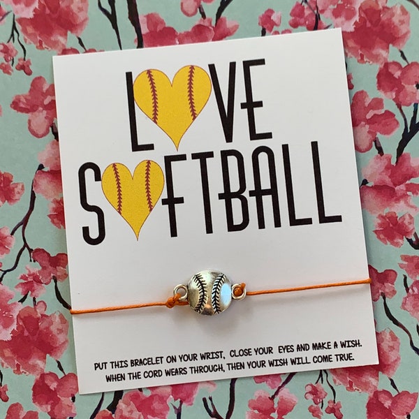Softball Bracelet Etsy