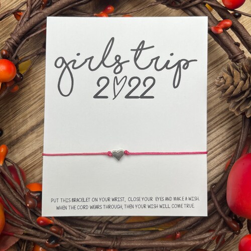 Sisters Getaway Gift Girls Trip Custom Girls Weekend Wish Etsy