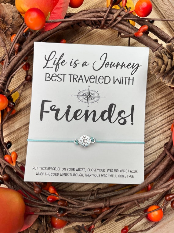 Girl Squad; Fun Girls Weekend Gift; Life is a Journey; Retirement; Girls Getaway Bracelet; Best Friends Vacation; Travel Friends; Girl Gang