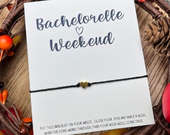 Bachelorette; Fun Girls Getaway Gift; Girls Trip; Custom Girls Weekend; Wish Bracelet; Girls Road Trip, Wish Bracelet; Girls Weekend Party